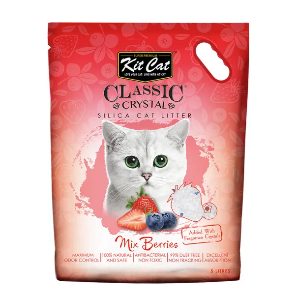 KitCat Cat Classic Clump Litter Mix Berries 7kg image 0