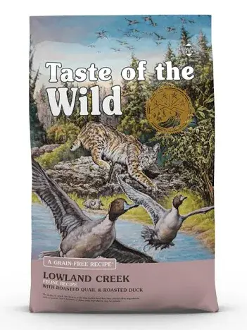Taste of the Wild Lowland Creek Dry Cat Food with Roasted Quail &amp; Duck 85 gr image 4