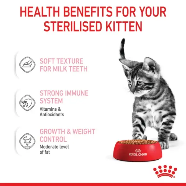 Royal Canin Kitten Sterilised in Gravy Wet Food 85G image 3