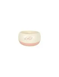 Zolux E Hop Light Pink &amp; White 200ml Bowl for Rodents (9.5x9.5x6cm) 1 pcs image 1
