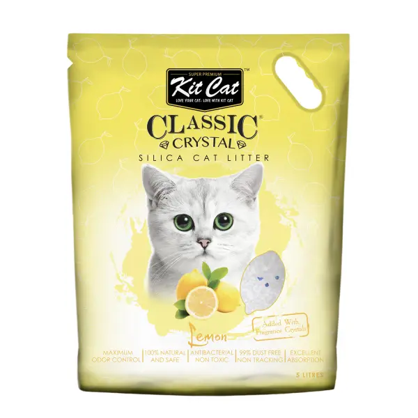 KitCat Crystal Cat Litter 5L Lemon image 0