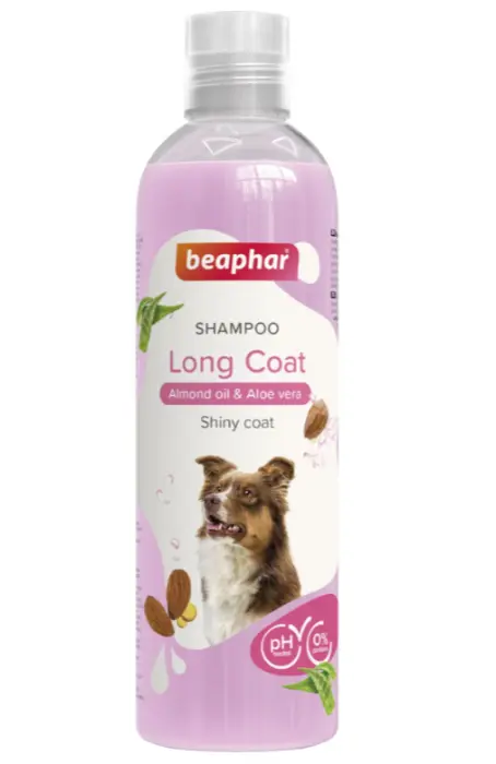 Beaphar Shiny Dog Shampoo with Almond Oil &amp; Aloe Vera for Long Coat 250ml image 0