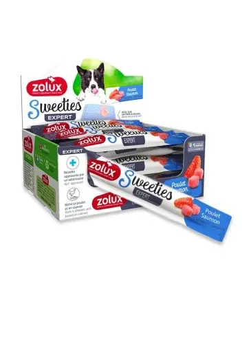 Zolux Sweeties Expert Creamy Stick Dog Treat Chicken &amp; Salmon Flavor 14 gr image 1