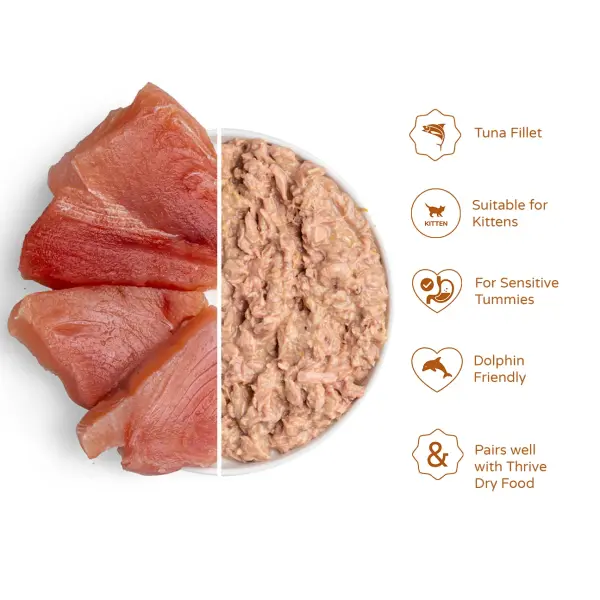Thrive Tuna Fillet Kitten Wet food 75g image 1