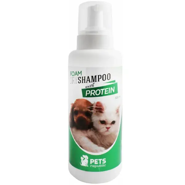 Pets Republic Foam Dry Shampoo with Protein 520 ml image 0