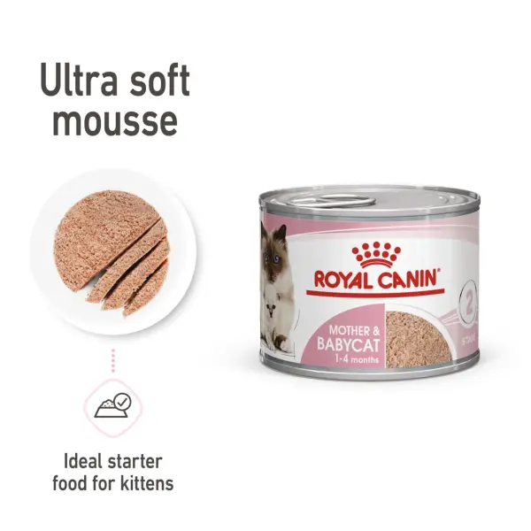 Royal Canin Mother &amp; Babycat Adult Wet Cat Food 195g image 1