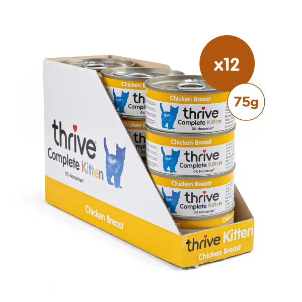 Thrive Complete Wet Kitten Food - 75g - Pack of 12 image 2
