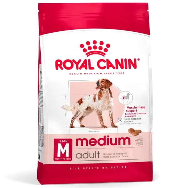 Royal Canin Medium Adult Dry Dog Food 4KG image 0