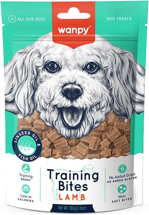 Wanpy Training Bites Dog Treats with Lamb 100 g image 0
