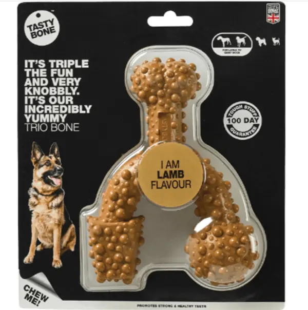TastyBone Nylon Trio Large Dog -Lamb image 0