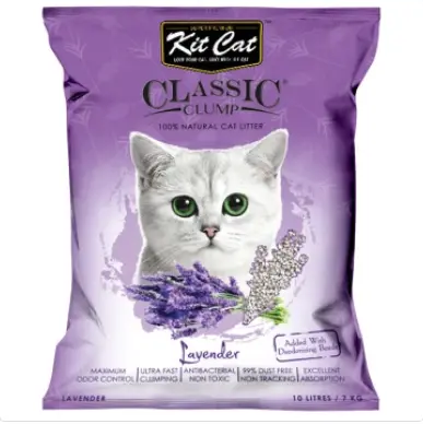 KitCat Cat Classic Clump Litter Lavender 7kg image 0