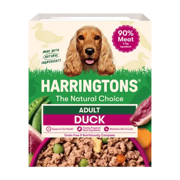 Harringtons Wet Food with Duck, Potato &amp; Vegetables for Adult Dogs (8+ Weeks) 400 gr image 0