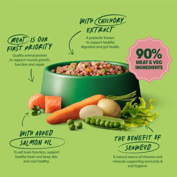 Harringtons Wet Food with Salmon, Potato &amp; Vegetables for Adult Dogs (8+ Weeks) image 1