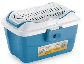 Stefanplast mini Gulliver white &amp; nordic sky (40x30x24h) image 0