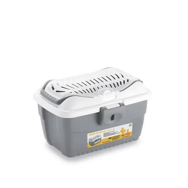 Stefanplast mini Gulliver white &amp; grey (40x30x24h) image 0