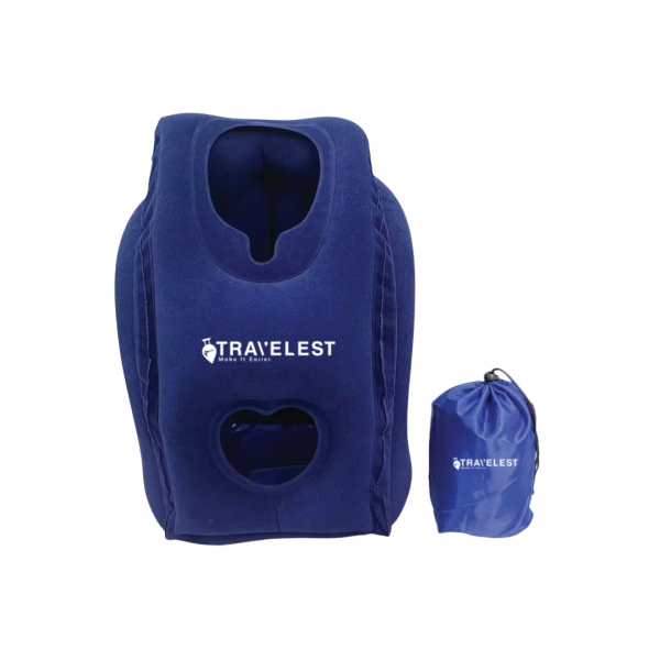 وسادة سفر قابلة للنفخ من Travelest – لون كحلي image 0