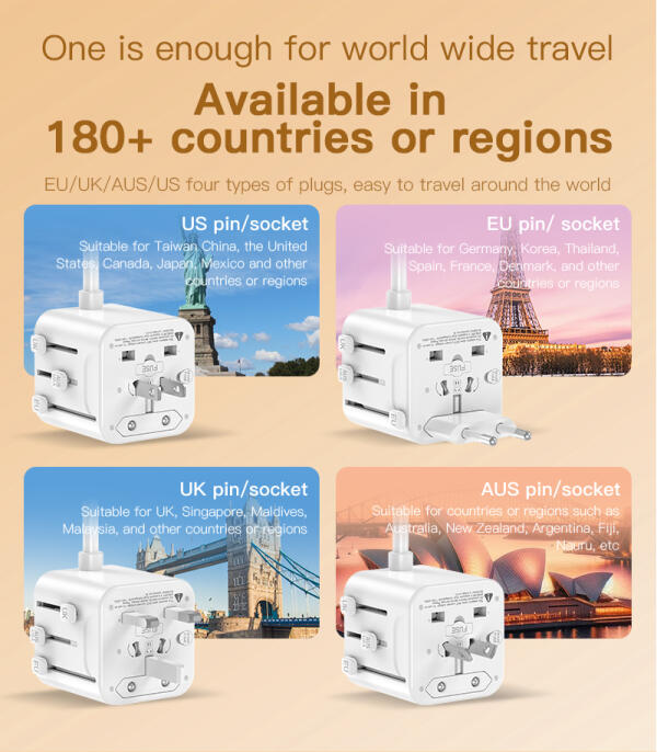 موزع كهرباء العالمي للسفر Travelest GaN 30W – بطول 1.8 متر image 7