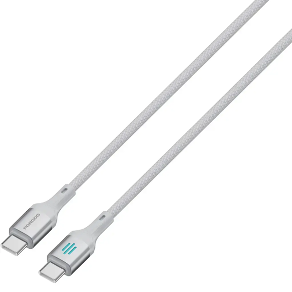 كابل Porodo USB-C إلى USB-C للشحن ونقل البيانات – PD 240 واط image 1