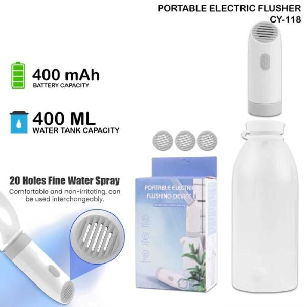 شطّاف كهربائي محمول قابل لإعادة الشحن عبر USB – سعة 400 مل image 7