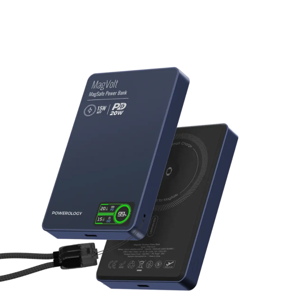باور بانك Powerology MagVolt مغناطيسي بسعة 10000mAh  image 3
