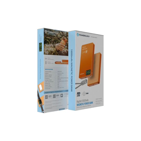 باور بانك Powerology MagVolt مغناطيسي بسعة 10000mAh  image 11