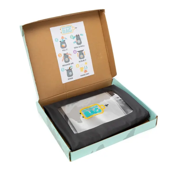 كيس غسيل يدوي مقاوم للماء بفتحة لليد من فاكاشن باغ – سعة 11 لتر image 9