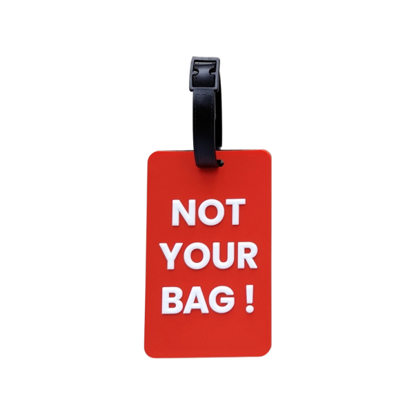 بطاقة شنطة من ترافيليست – NOT YOUR BAG! image 4