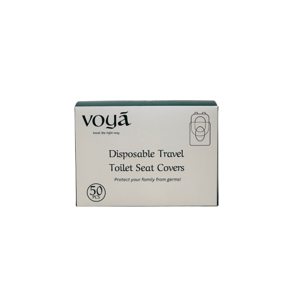 واقي مقعد المرحاضل بلاستيكي للاستخدام مرة واحدة 50 حبة– Voya  image 6