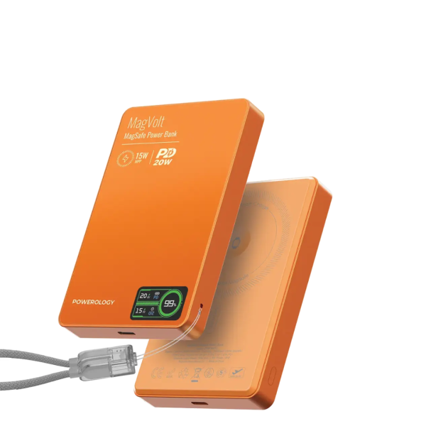 باور بانك Powerology MagVolt مغناطيسي بسعة 10000mAh  image 2