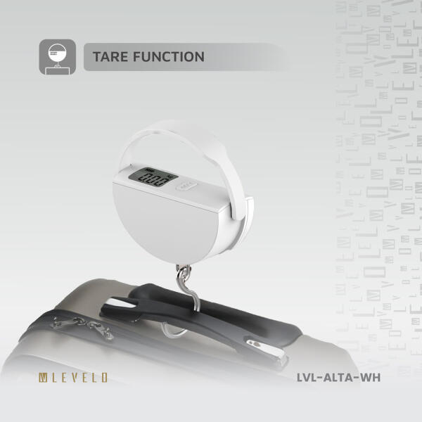 ميزان أمتعة Levelo Alta – لون أبيض image 4
