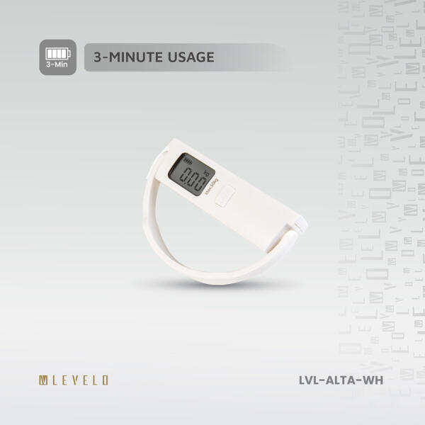 ميزان أمتعة Levelo Alta – لون أبيض image 9