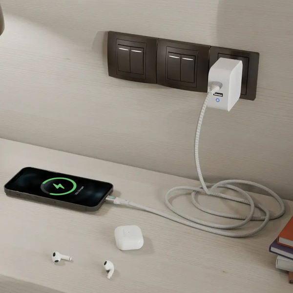كابل Porodo USB-C إلى USB-C للشحن ونقل البيانات – PD 240 واط image 2