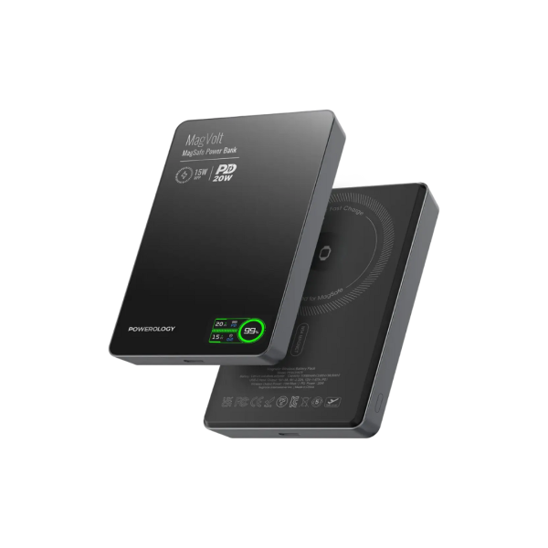 باور بانك Powerology MagVolt مغناطيسي بسعة 10000mAh  image 1
