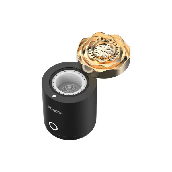 مبخرة بورودو لايف ستايل روز ميني المحمولة (Porodo Rose Mini) - أسود image 2