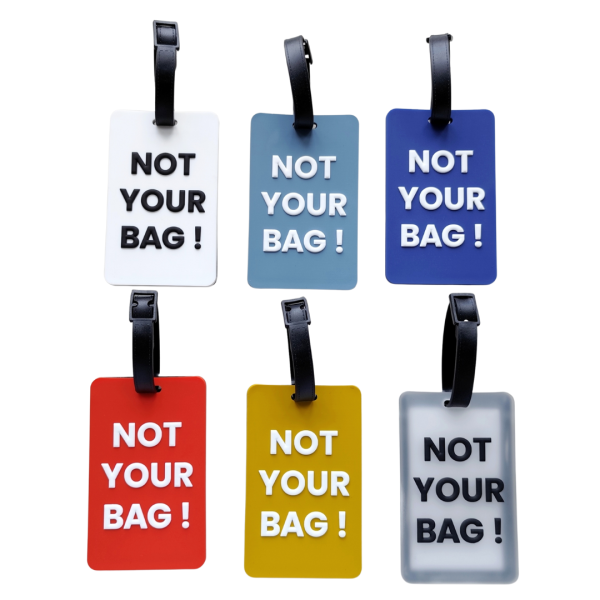 بطاقة شنطة من ترافيليست – NOT YOUR BAG! image 0