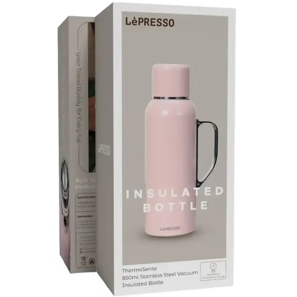 قارورة LePresso ThermoSense ستانلس ستيل معزولة بالفراغ – سعة 850 مل image 3