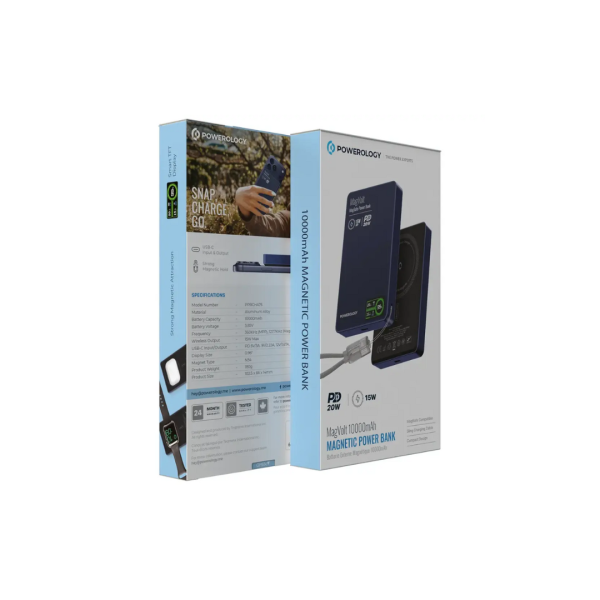 باور بانك Powerology MagVolt مغناطيسي بسعة 10000mAh  image 10