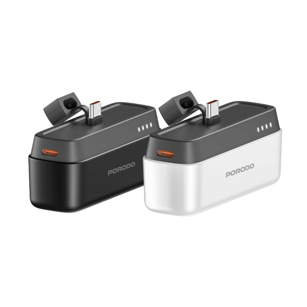 باور بانك Porodo بسعة ‎5000mAh‎ – شحن سريع ‎20W‎ – موصل Type-C image 0