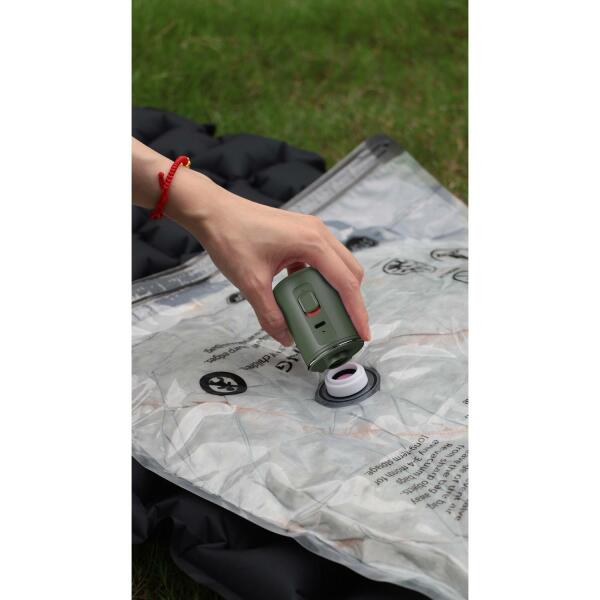 مضخة هواء من Porodo – نفخ وتفريغ – بطارية ‎800mAh‎ – شحن Type-C – أخضر image 10