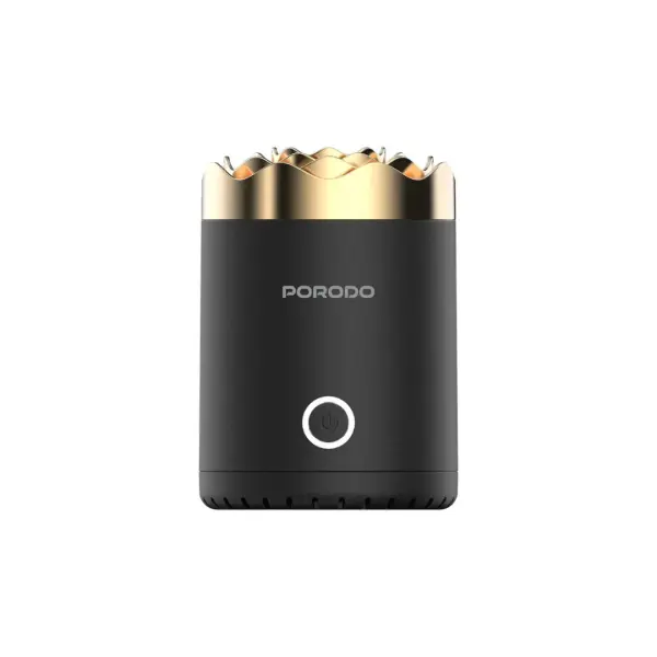 مبخرة بورودو لايف ستايل روز ميني المحمولة (Porodo Rose Mini) - أسود image 1