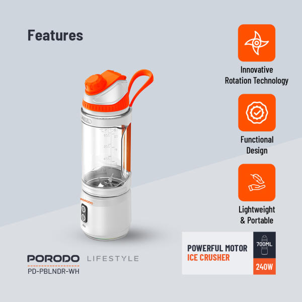خلاط محمول Porodo Lifestyle Dual Spin – دوران مع وعكس عقارب الساعة image 4