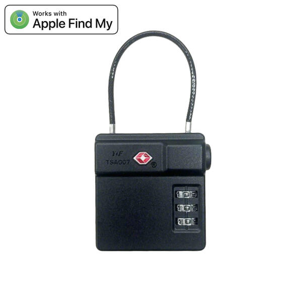 قفل أمتعة ذكي رقمي صغير – تعقب GPS / AirTag مدمج – قفل TSA image 1