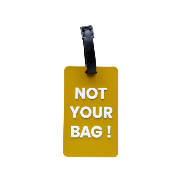 بطاقة شنطة من ترافيليست – NOT YOUR BAG! image 3