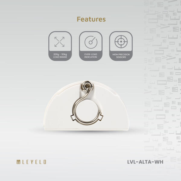 ميزان أمتعة Levelo Alta – لون أبيض image 12